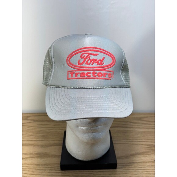 Vintage Ford Tractors Trucker Mesh‎ Rope Snapback Hat Nissun - Picture 1 of 8
